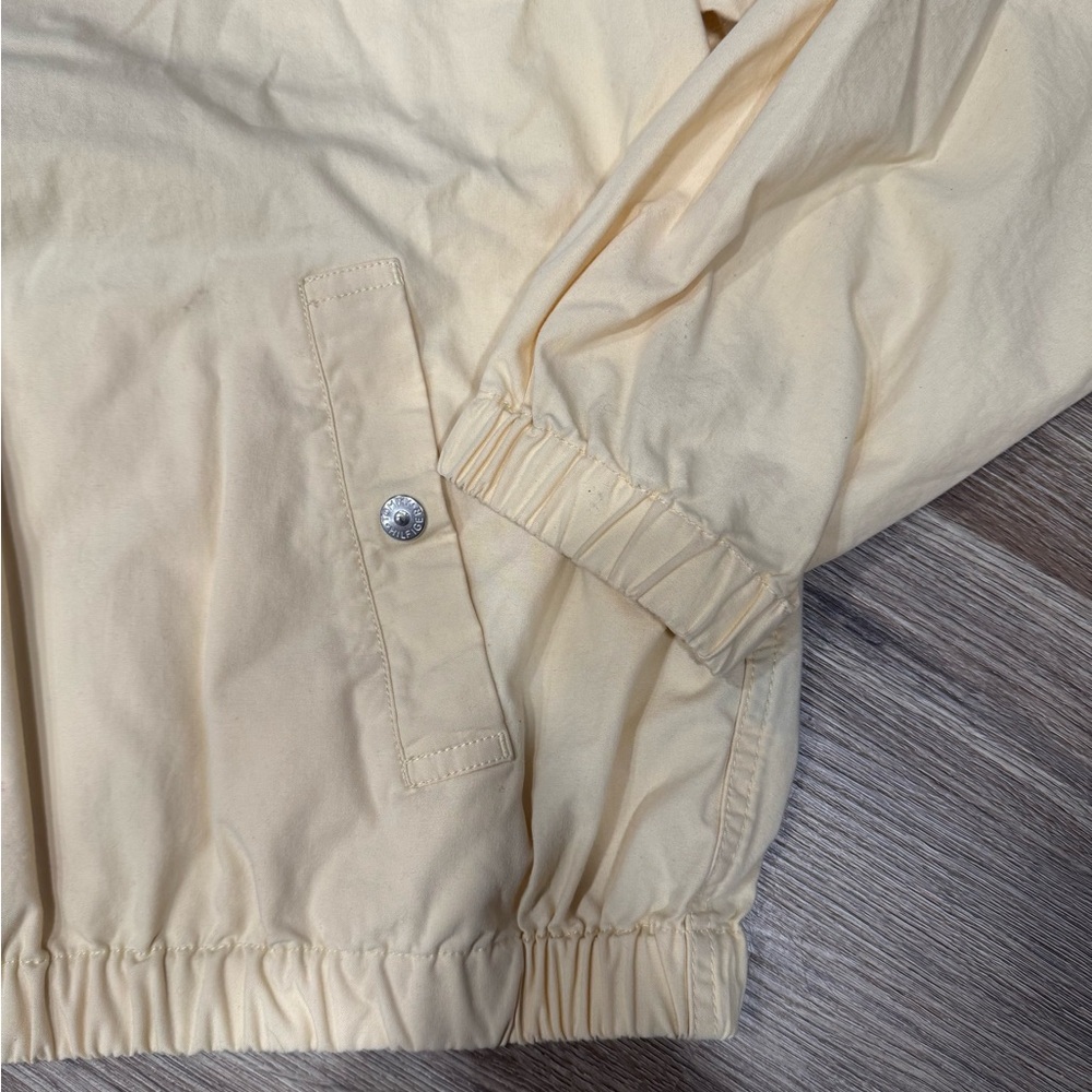 Tommy Hilfiger Pale Yellow Lightweight Zip Shirt Jacket - Picture 2 of 5